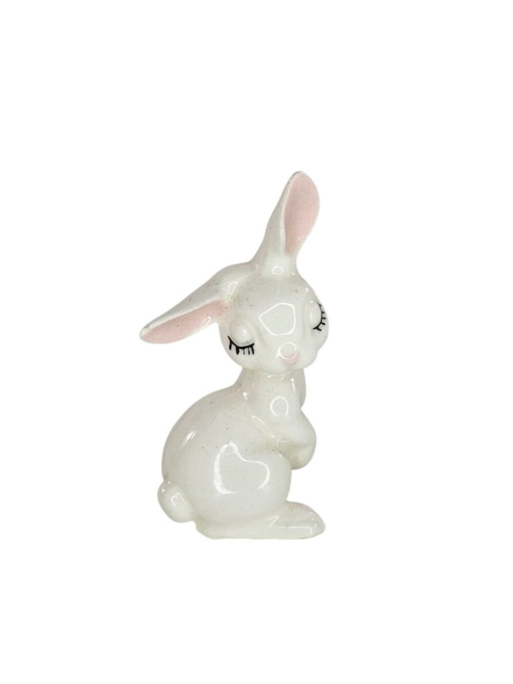 Hagen Renaker Flirty Mama Bunny Rabbit White Miniature Figurine